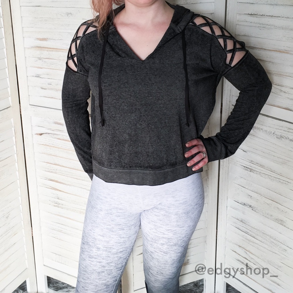 Threads 4 Thought | Hazel Cropped Hoodie - Picture 1 of 7